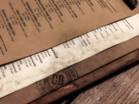 a menu with various food in slovak