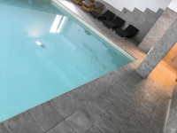 the pool in the spa area of the regent boutique hotel & spa in san marino
