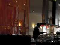 at the breakfast buffet in the holiday inn express in cologne mühlheim