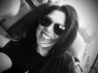 self-portrait while happy to drive the mercedes benz convertible clk