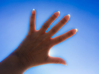 self-portrait of my hand in the sun