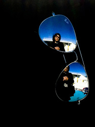 self-portrait in a mirror sunglasses