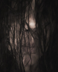self-portrait after a broken hairdryer