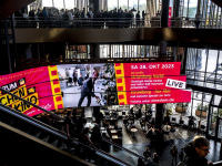 the entrance hall of the cinedom in cologne at a stromberg-night as live act