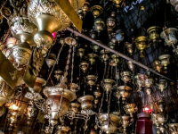 in the memorial in kalavrita are hanging many golden incense vessels